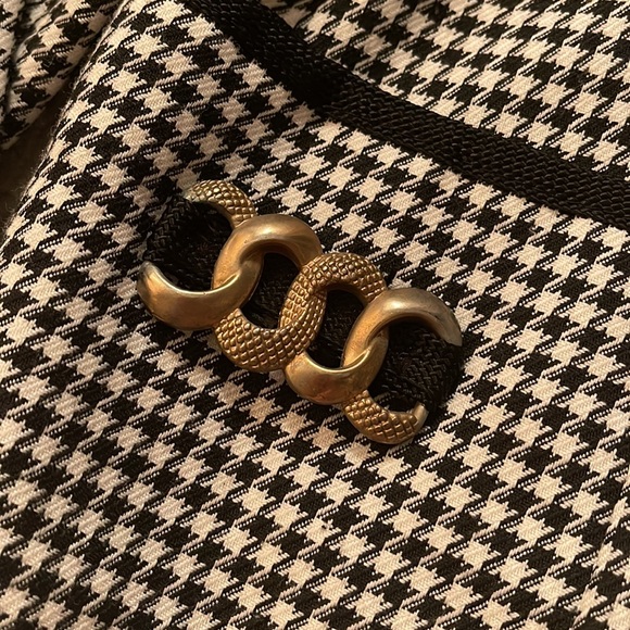 VINTAGE MARMIE WEST HOUNDSTOOTH SUIT SIZE 9/10 - Picture 6 of 10